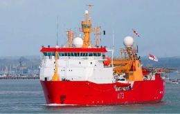 In Rio HMS Protector caught a glimpse of the Brazilian Navy flagship PHM Atlântico, formerly known as HMS Ocean during their quick fuel stop at anchor