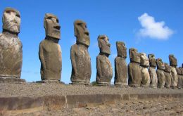 Eastger Islands:The famous monolithic statues of Rapa Nui