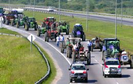 A familiar sight: strike pickets in Argentine routes