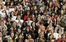 Women decided to go to work and reduced the gender jobless rate by half.