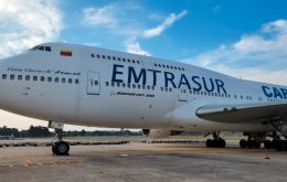 The Boeing 747-300 was handed over to the US and subsequently scrapped