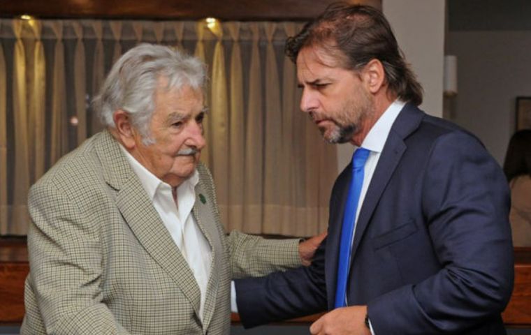 Pepe Mujica and Lacalle Pou have shared a close bond lately despite standing on opposing ends of the political arch