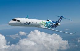 Pluna’s multi purpose Bombardier CRJ900