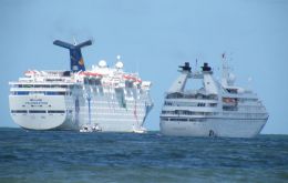 Busy cruise season at Punta del Este