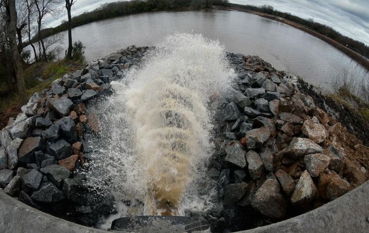 “We have some peace of mind for a month and a half or two if it does not rain,” President Luis Lacalle Pou said 