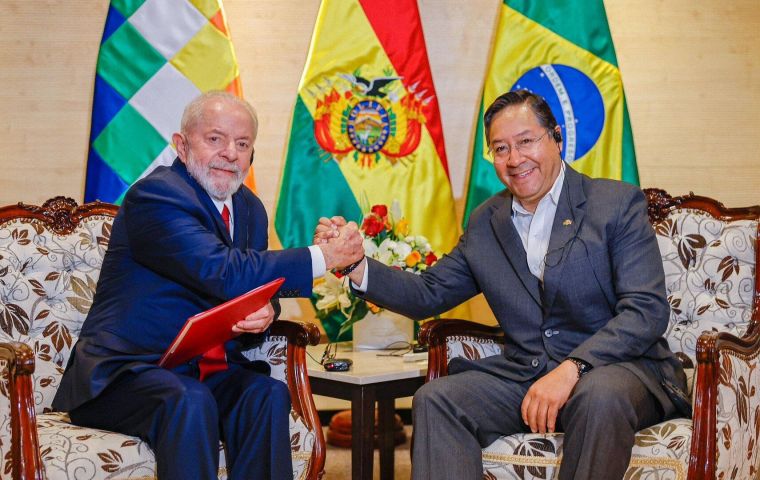 Arce told Lula that Bolivia wanted to join BRICS after entering Mercosur