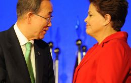 Dilma next to Ban Ki-moon and eleven other world leaders will be on Thursday at the opening ceremony