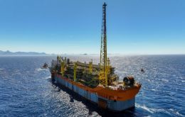 The Mero field on the Libra block is located some 180 kilometers off the coast of Rio; FPSO Sepetiba has been chartered by Petrobras on a 22.5-year lease