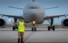 MPC airport where the air bridge from Brize Norton lands several times a week. Photo: BFSAI