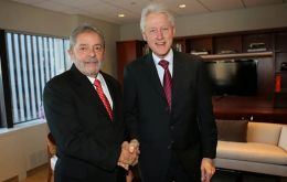 The Brazilian President congratulated Clinton for his speech at the Democratic National Convention in support of Kamala Harris