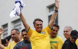 “I seek pacification, to erase the past and find a way for us to live in peace,” Bolsonaro told his followers