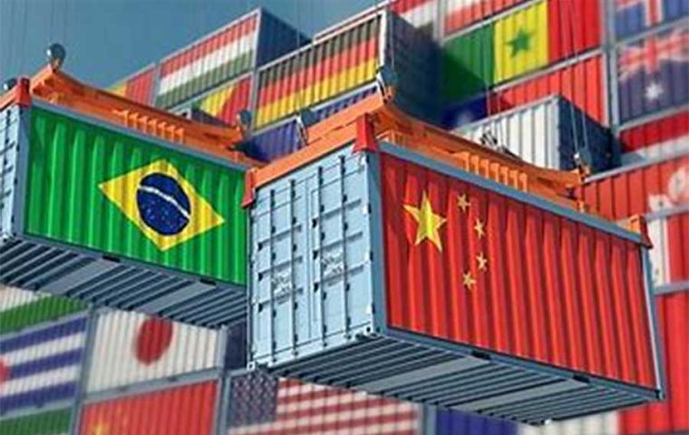 In the first half of 2024, Brazil exported US$ 28.44 billion in agricultural products to China, soybeans, corn, sugar, beef, chicken, cellulose, cotton, and fresh pork 