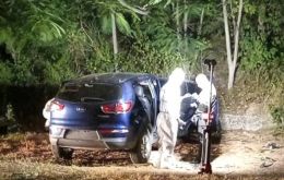 García and Loor were found lifeless inside a car