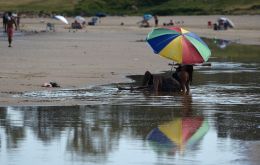 The unusually hot weather is expected to stay around at least for a week