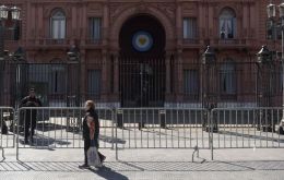 President Fernández had already left Casa Rosada at the time of the calls