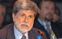 Foreign Affairs minister Celso Amorim