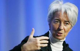 “The IMF certainly hopes that it will improve the situation of Argentina on the international scene” said Lagarde 