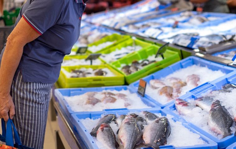 Fishmongers stalls with fresh produce are common in much of Spain 