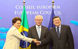 President Rousseff met leading officials from the EC and EU Council 