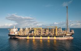 A milestone for Petrobras milestones in this quarter was the arrival of the Marechal Duque de Caxias FPSO vessel platform