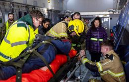 The Exercise was an opportunity for the multi-agency team to train and develop skills in a controlled environment in preparation to support the MEDEVAC chain