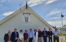 The Welsh Parliament members with Falklands lawmakers 