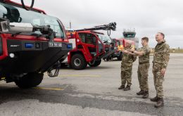 Lord Stevens, “our visit gave us a far better understanding of the importance of the work of BFSAI, and the range of duties that fall to the RAF, British Army and Royal Navy here in the Falklands”