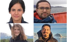 Aanchal, plastic polution; Antonio submarine volcanoes; Hanna from Ukraine will be visiting BAS; Eduardo, wildlife conservation.