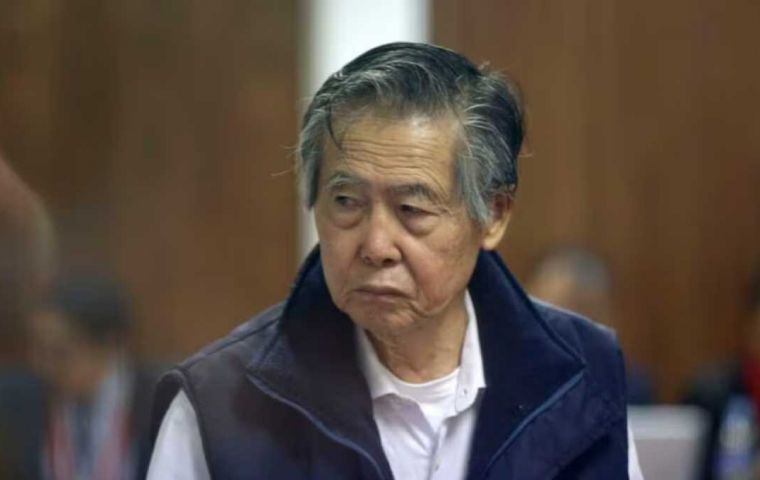 The controversial Fujimori was convicted of human rights violations but had been released due to a pardon from Pedro Pablo Kuczynski