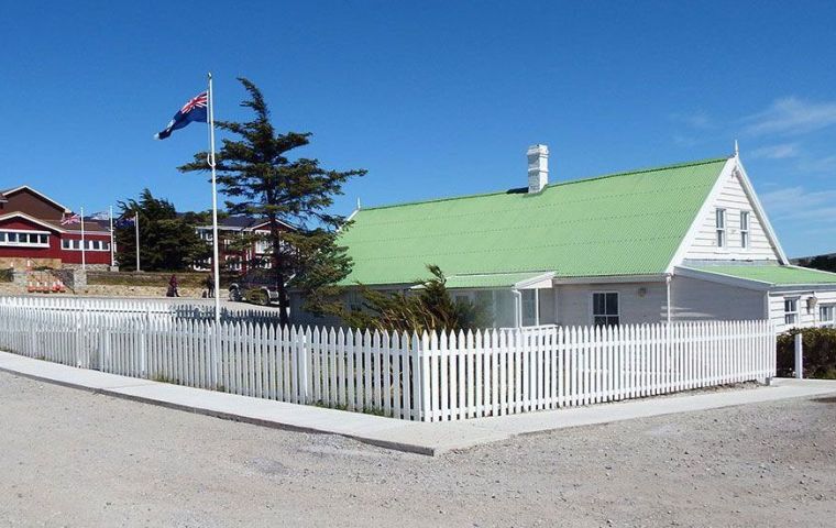 Gilbert House, seat of the Falklands Legislative Assembly 