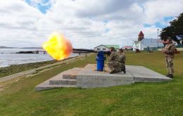  There will be two minutes silence at approximately 11.00 am marked by the firing of the saluting guns on Victory Green. 