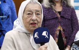 Hebe's ashes will be laid to rest at Plaza de Mayo at her own request