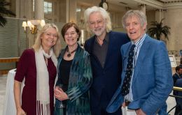 Joanna Bound, Hon Alexandra Shacklerton, Sir Bob Geldof KBE and Mensun Bound during the Global Irish Diaspora Awards