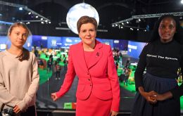 Thunberg had met with Scotland's First Minister Nicola Sturgeon, who reportedly endorsed her struggle.