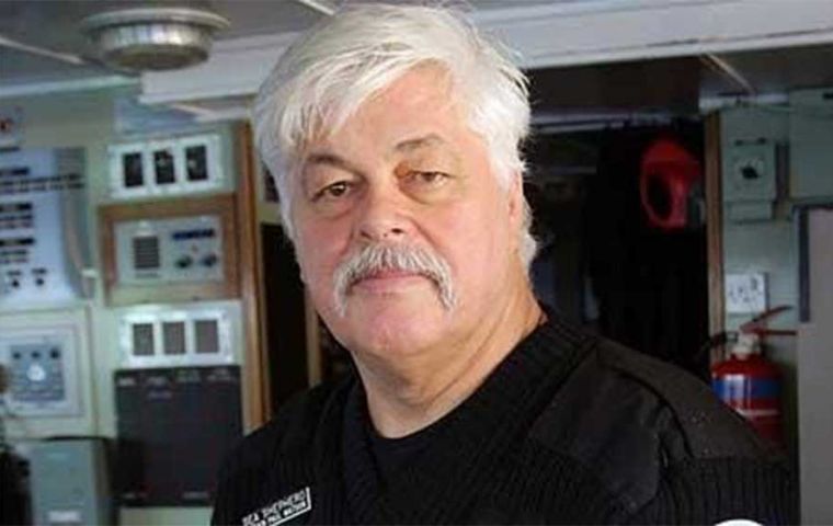 Paul Watson has also featured in the reality television series ”Whale Wars.