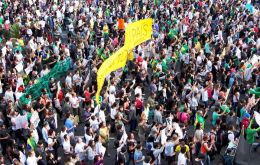 Protests were organized by a group of six labor confederations, including CUT, which is Brazil's largest and closely allied with the ruling Workers' Party