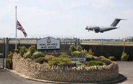 Sky News reported the flights had been suspended because the “runway has melted” in the soaring heat.