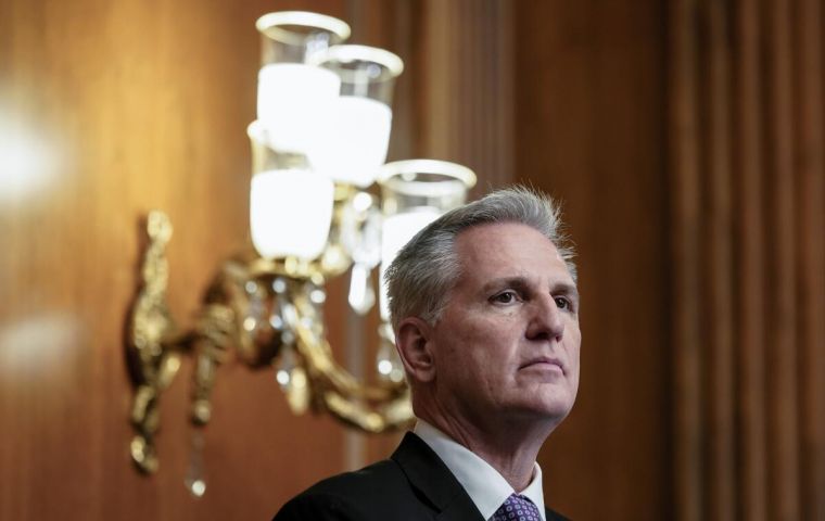 McCarthy's proposal did not include funding for Ukraine but still failed 