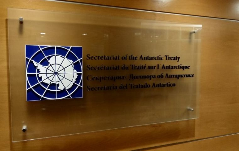 The Secretariat of the Antarctic Treaty is located in Buenos Aires, Argentina.