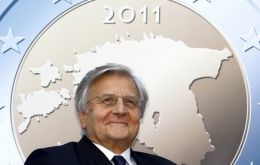 Jean-Claude Trichet, speaking as chair of talks at the Bank for International Settlements meeting in Switzerland 