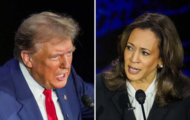 Harris was said to have won the debate, albeit with some help from ABC's moderators 