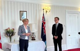 Newly elected Camp Representative Jack Ford takes the Oath in the presence of H E the Governor Alison Blake CMG